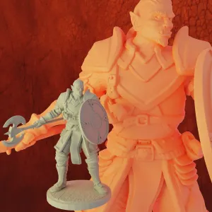 HALF-ORC D&D (SUBCLASS: WARRIOR + ARTIFICIAL)
