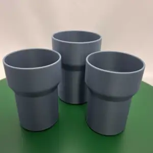 Bekers voor dubbele houder/Cups for double holder