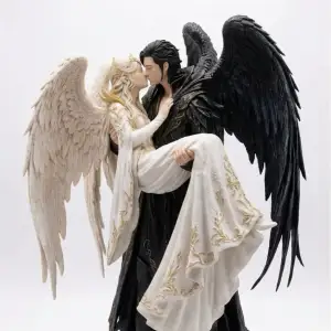Black & White Angel Love
