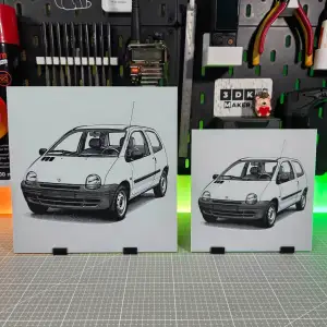 Renault Twingo 1 – Hueforge – 4 Colors