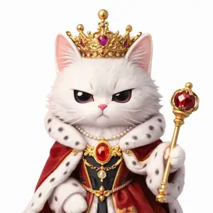 Pieza de ajedrez Reyna gata