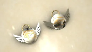 Horus eye in winged pendant Egypt