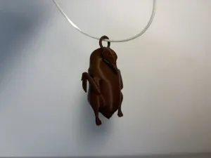 烤鸭小挂件 钥匙扣 尾料消耗 快速打印