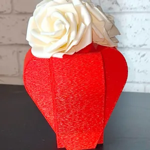Heart vase for flowers, pens, brushes - Wazon serce