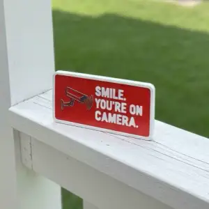 Smile you're on camera..