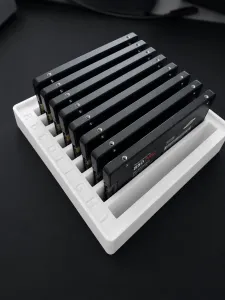 Gridfinity 2.5" SSD Holder, 3x3x7, Dual Color