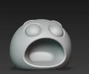 "The Choking Emoji" – Creative Desktop Ashtray & Organizer