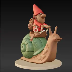 Gnome Snail Rider Adventure