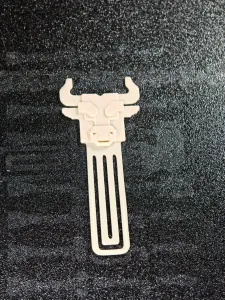 bookmark bull pixels