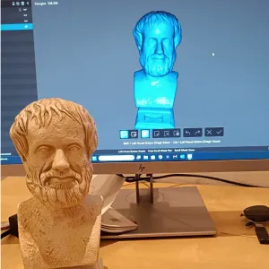 Aristotle statue