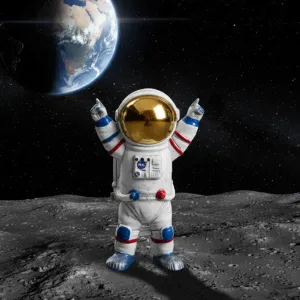 astronauta celebrando