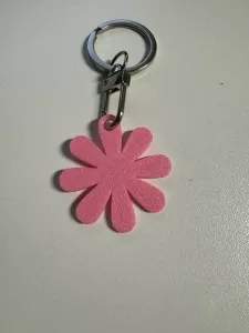 Eight-Petal Daisy Keychain