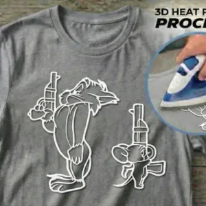 tom and Jerry t-shirt press