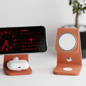 Minimalist Phone Stand for AirPods and MagSafe (USB-C)