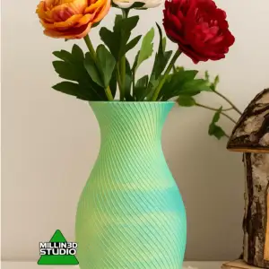 Cute Simple Spiral Flower Vase