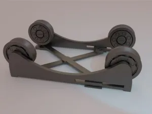 100% printable filament spool holder