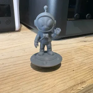 Alien on a UFO