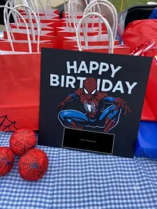 Spider Man Happy Birthday Decoration (4 Colors)