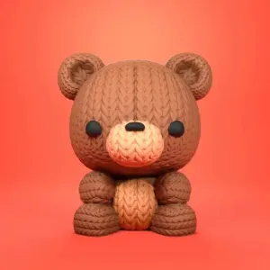 Knitted bear