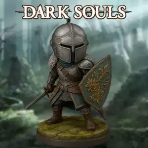 Bearer of the curse Dark souls 2 chibi with base