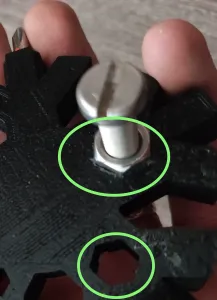 snowflake multitool bitholder gadget