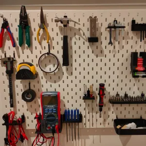 Ikea skadis pegboard tools