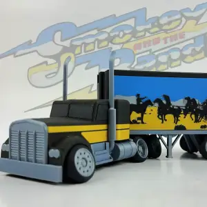 Tooned Kenworth Semi Truck (Smokey and the bandit)