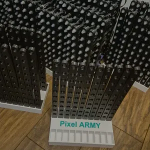 Pixel Stake with storage holder.