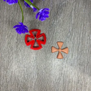 CIRCULAR CROSS CLAY CUTTER