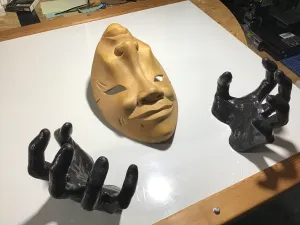 Reaching Wall Hands