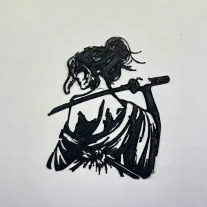 Geisha con espada