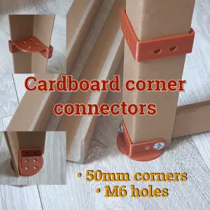 Cardboard corner connectors