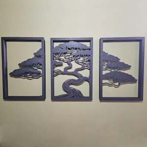 3 Piece Bonsai Tree
