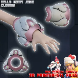 Hello Kitty Juno Cosplay Sleeves Overwatch