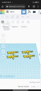 4 llaveros de AKA 47