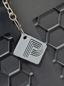 P- keychain