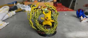 Electric Pikachu Figurine