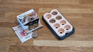 Compact 8-Slot Seed Starter for 40mm Pellets