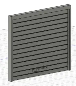 1/18 PORTE DE GARAGE C / GARAGE DOOR C