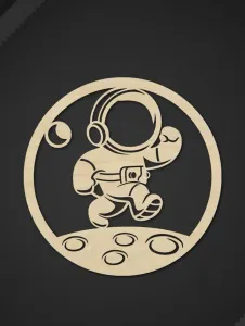 WallArt - Man on the Moon