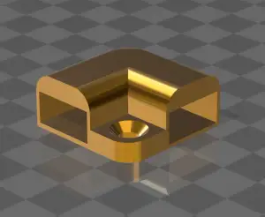 Corner connector for LED stripe profile 16х7.stl