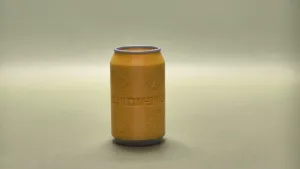 柠檬易拉罐钥匙扣点击器
