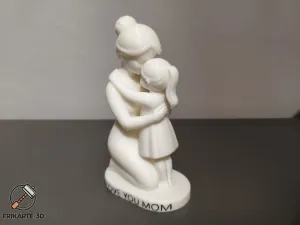 Forever Hug – Mother & Daughter Embrace Decoration