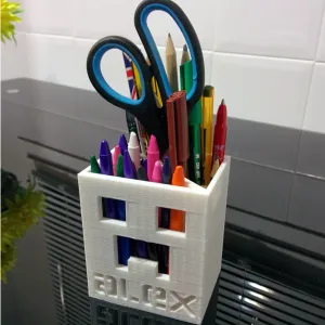 Minecraft Creeper Pen Pencil Holder