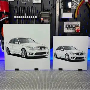 Mercedes W204 AMG - Hueforge - 3 Colors