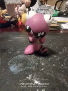 purple poppy eyed creature