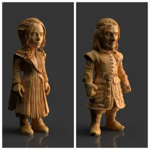 Games of Thrones. Daenerys Targaryen and Eddard "Ned" Stark