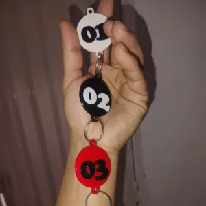 Porta llavero numérico "Numeric keychain holder"