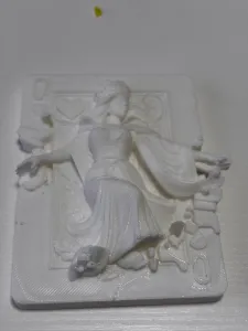 Queen 3d card piece