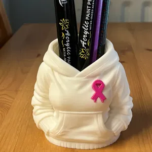 Cancer Bow Pen Pot